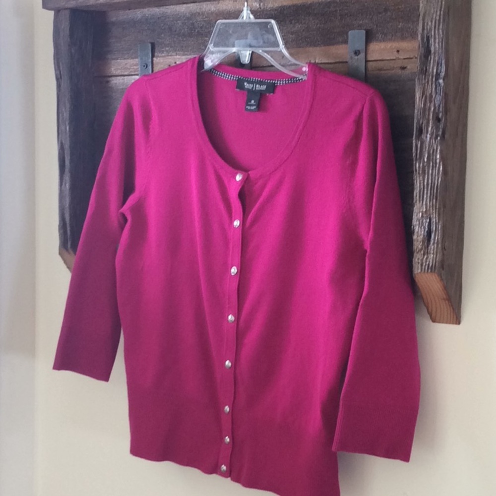Pink cardigan